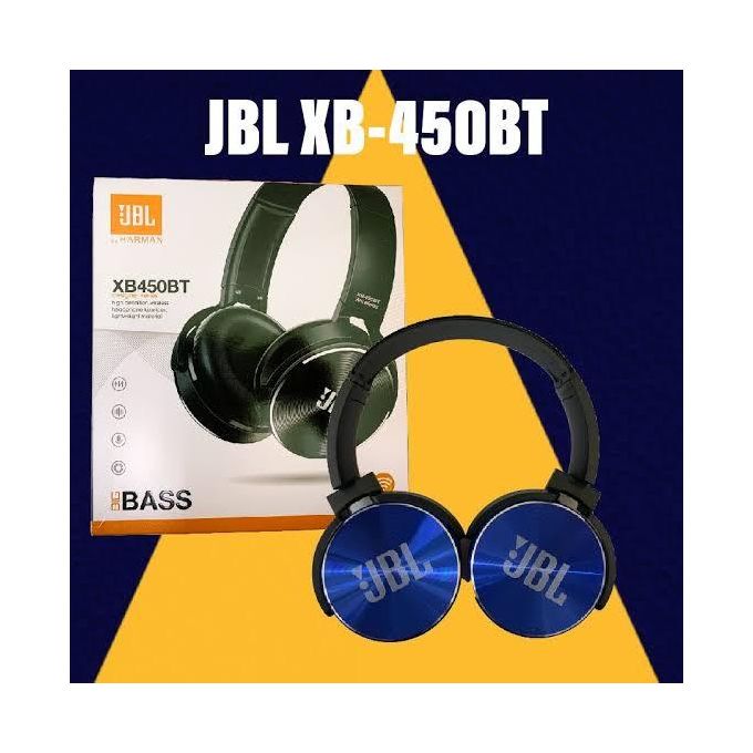 Brand New JBL Tune 450BT: Noise-cancelling Wireless On-Ear Headphones with Purebass Sound Hands free calls Foldable design light weight earphones