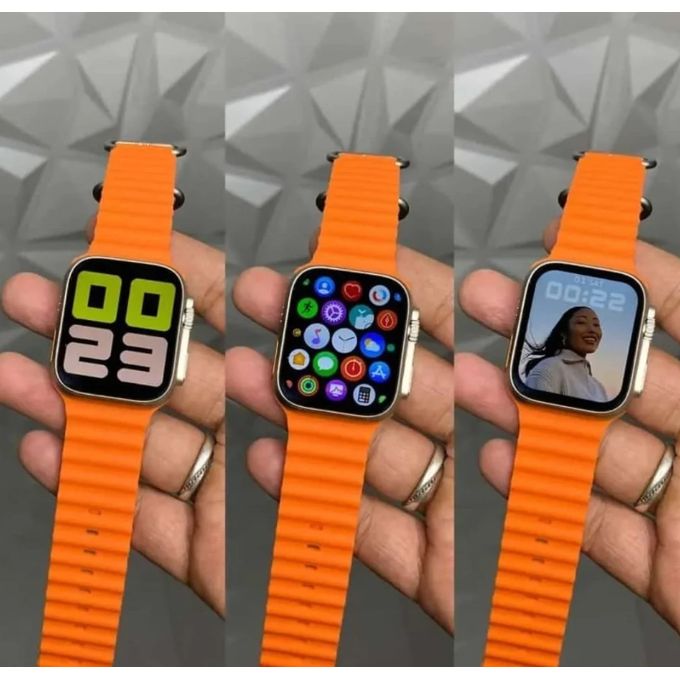 Smart Watch T800 Ultra Series 1.9inch Display For Men Women (Answer/Make Call), IP4 Waterproof, 123 Sports Modes, 8 Unique UI Interactions, SpO2, 24/7 Heart Rate Tracking, Sleep Monitor, Pedometer, Ac