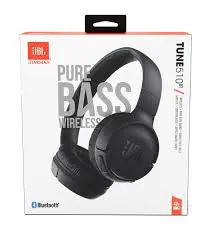 JBL 510BT Bluetooth Wireless On-Ear Headphones with Deep Bass, 40-Hour Playback, Foldable Lightweight Design, Built-In Mic for Android & iOS Devices