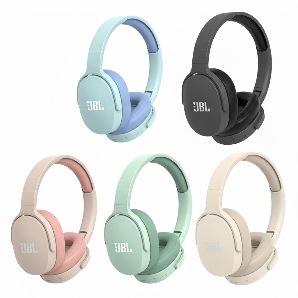 JBL Tune 2961 Bluetooth Wireless Headphones with Deep Bass Sound, Long Battery Life, Foldable Design, Built-In Microphone, Over-Ear Music Headset