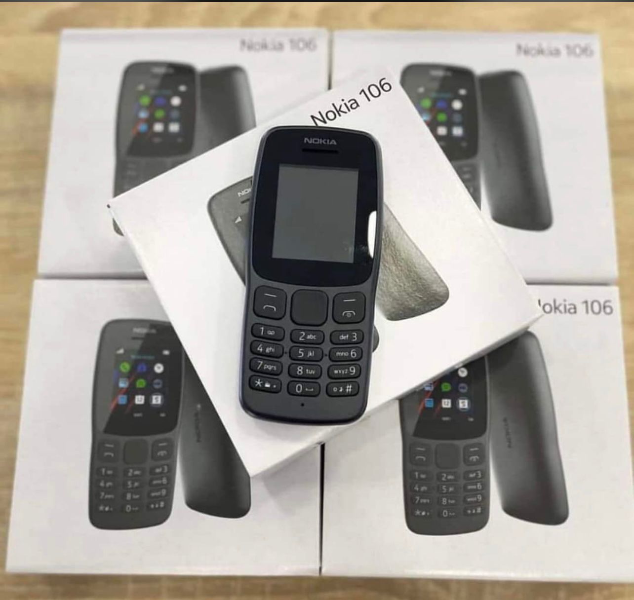 [NEW ARRIVAL] NOKIA 106 1.8 inches Li-Ion 800 mAh, removable Dual SIM Glass front, plastic back, plastic frame 4MB 4MB RAM FM radio featured phones