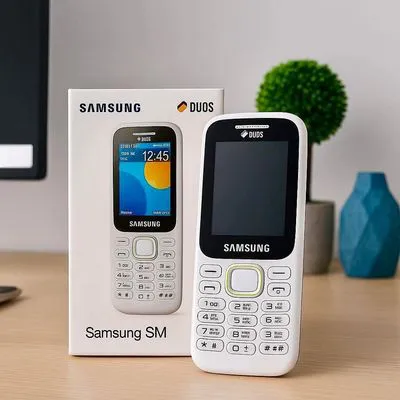 Samsung B310 Dual SIM Feature Phone Katululu Kabambe Button Phone with Long Battery Life, FM Radio, Torchlight, Durable Keypad Mobile for Calls & SMS