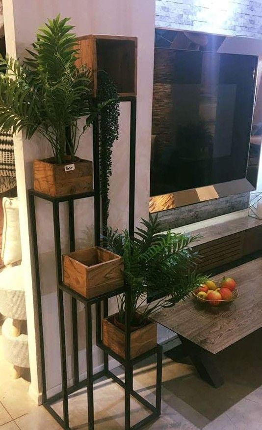 outdoor decor metal frame planter