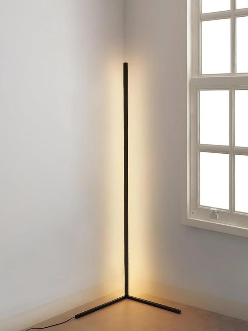 Home decor minimalist corner LED RGB light. ambiance mood and accent lighting.  Elevate your space with unique lighting