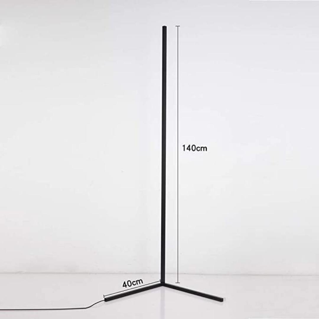 Home decor minimalist corner LED RGB light. ambiance mood and accent lighting.  Elevate your space with unique lighting