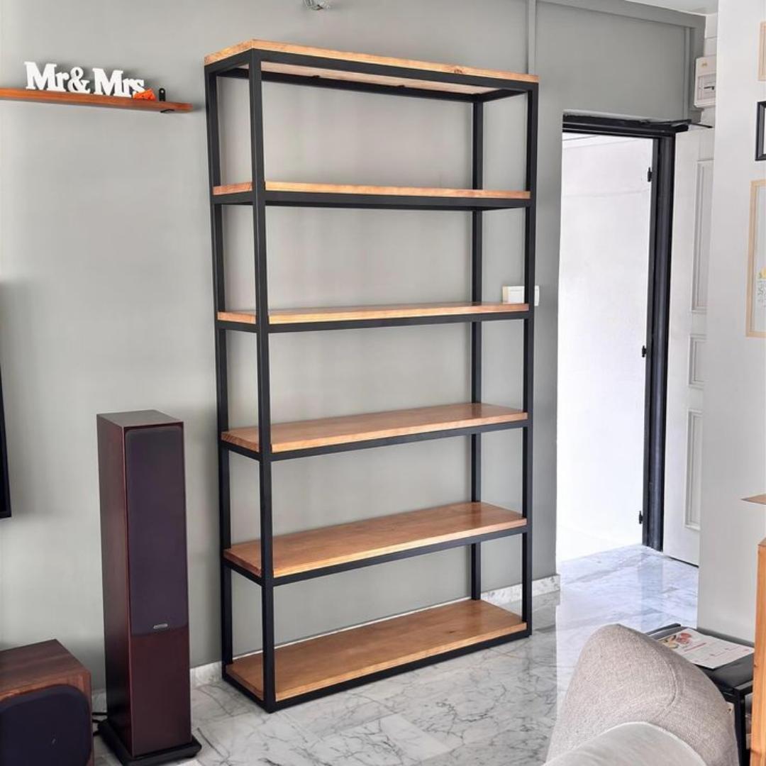 Metal frame Bookcase store shelves display racks Book Shelf Living Room book shelf bookcase industrial style