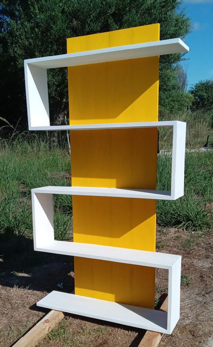 Modern Designer S-Shape Wall Shelf 3-Tier Geometric Floating Bookshelf Decorative MDF Display Rack for Living Room & Office Decor.