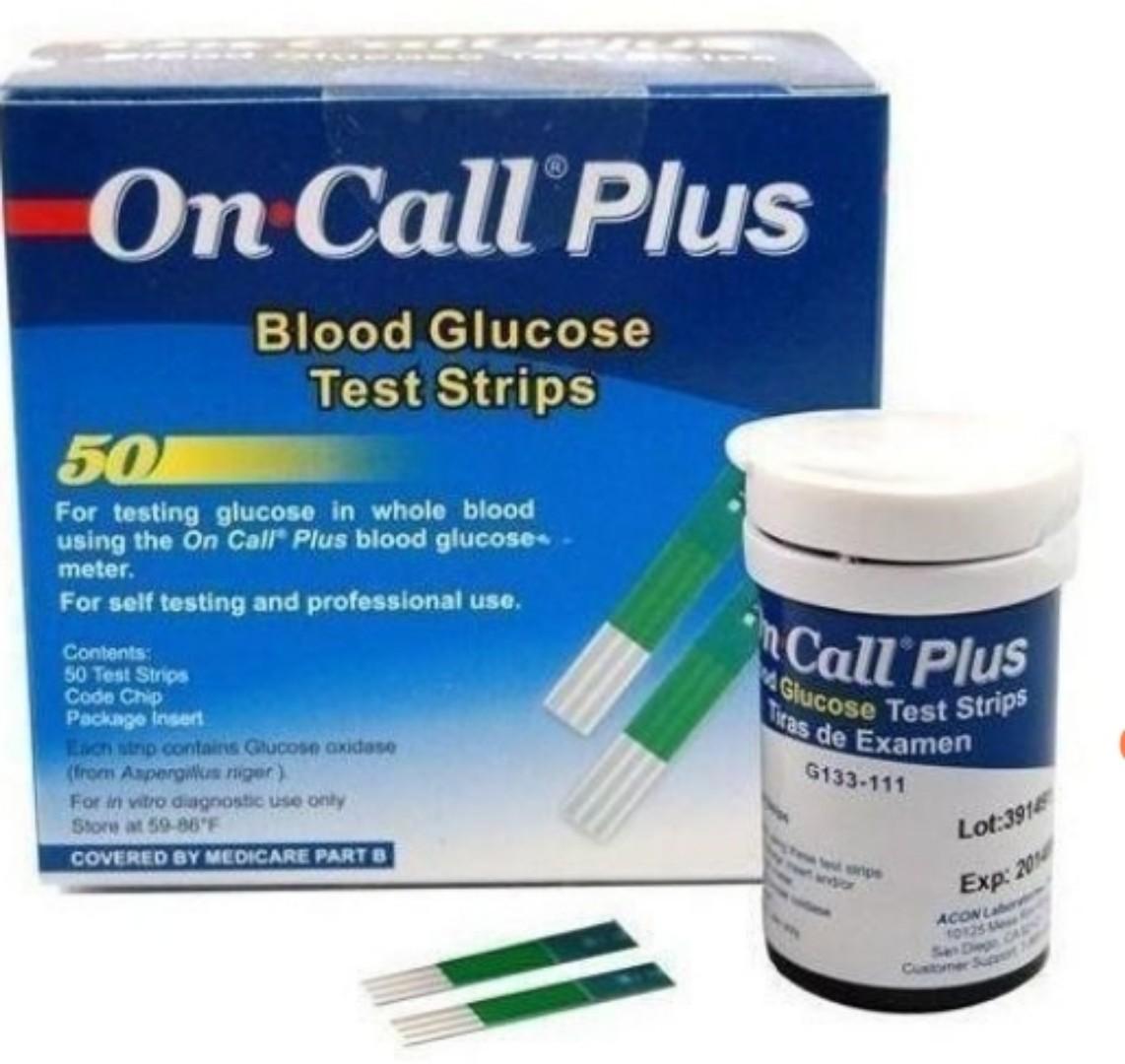 On call plus test strips