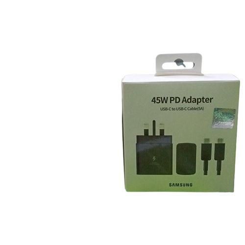 Samsung ORIGINAL 45 Watts Fast Charger Adapter with C to C cable