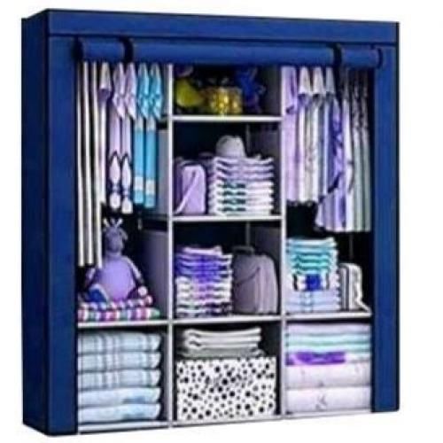 TC 3 Column Metallic Portable Wardrobe