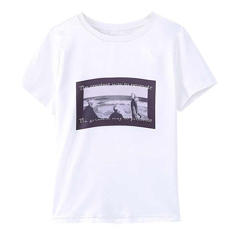 Boutique Tshirts Women's Loose Fit Elegant Office T-shirts & Casual Wear-Figure-Flattering, S025
