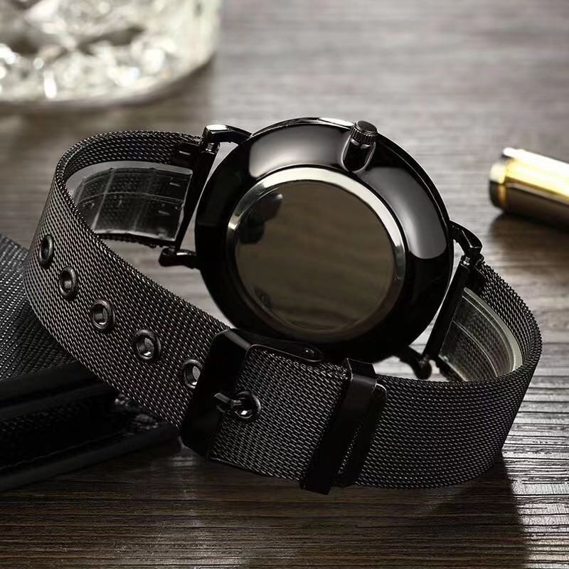 Fashionable New Geneva Men's Watches Couples Men's Watches Simple Casual Mesh Strap Quartz Watches Sports Watches Luminous Watches