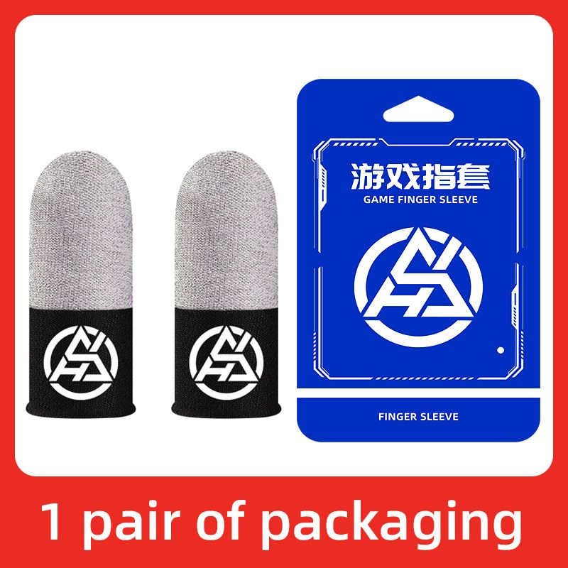 The new finger sleeve game controller is suitable for PUBG sweat and scratch sensitive touch screen game finger thumb sleeve gloves breathable and scratch resistant touch screen game thumb gloves