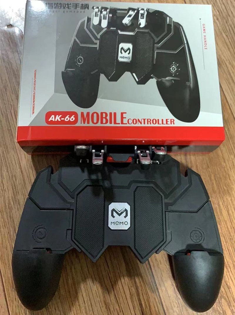 New Six-Finger Chicken Artifact K21 Gamepad W10 AK66 Multifunctional Phone PUBG+Free Fire Gamepad Handle