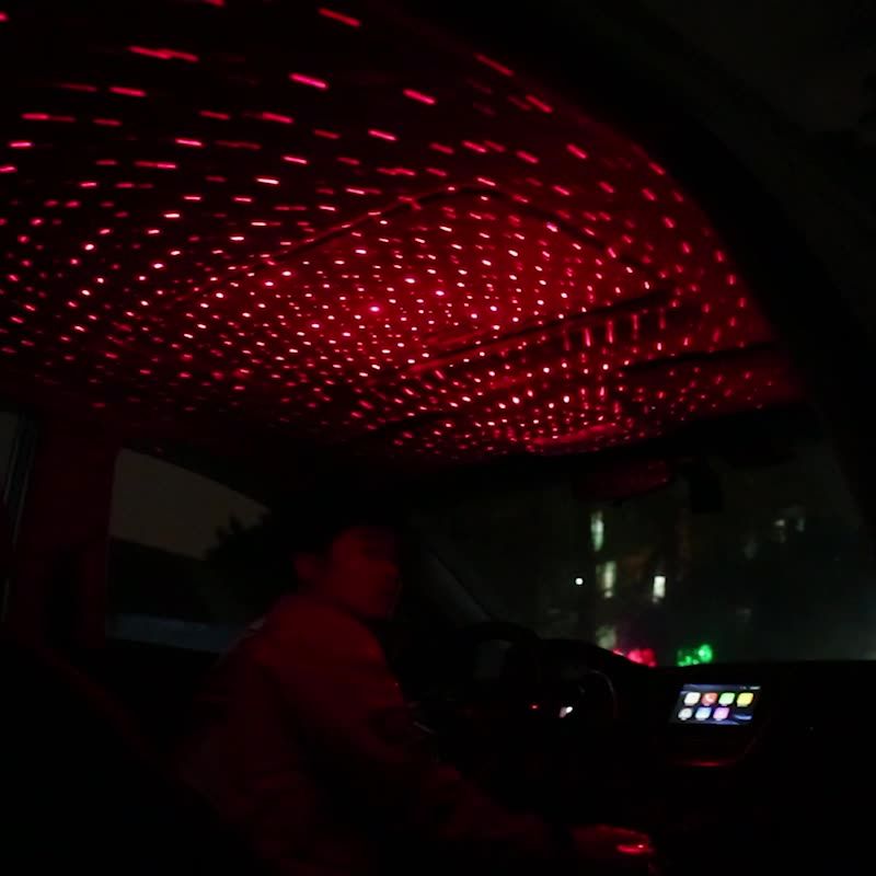 Starry Sky Light, Ambient Light, USB Car Interiors, Room Decoration, Bedroom, Starry Sky, Projector, Car