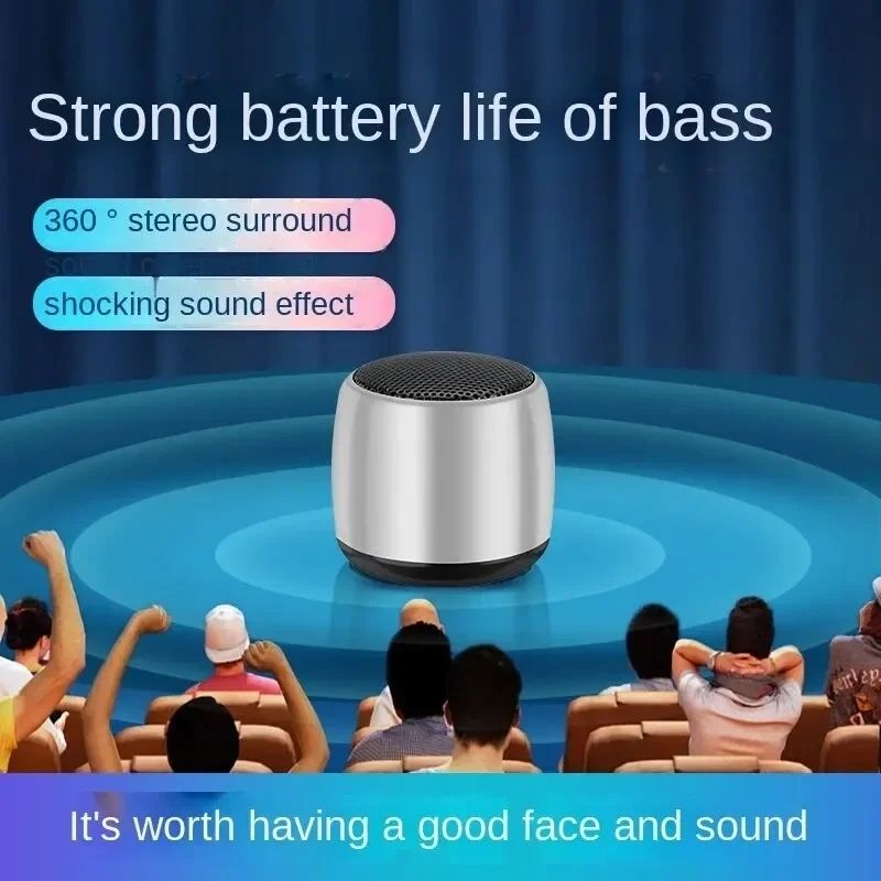 Mini Bluetooth 5.0 Speaker Wireless Hifi Stereo Sound Portable Subwoofer Outdoor Sound Music Player