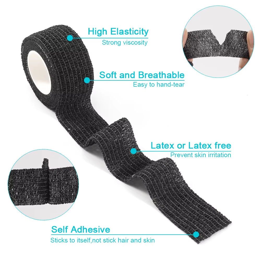 Self-adhesive elastic bandage Outdoor sports, boxing sports, wrist pads, ankle pads, elastic bandages, elastic self-adhesive binding
bring