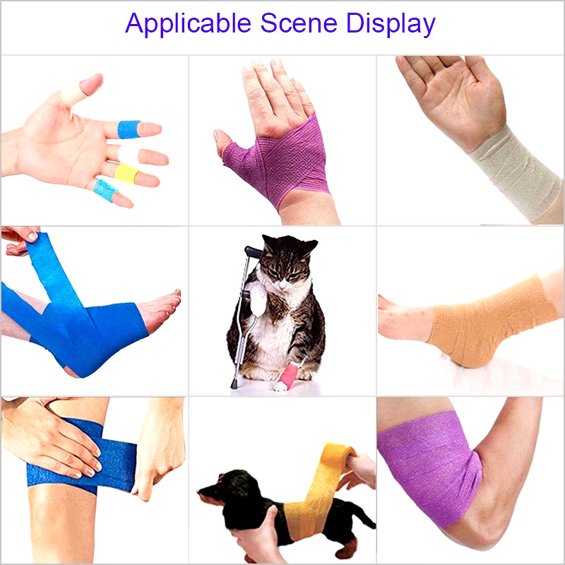 Self-adhesive elastic bandage Outdoor sports, boxing sports, wrist pads, ankle pads, elastic bandages, elastic self-adhesive binding
bring