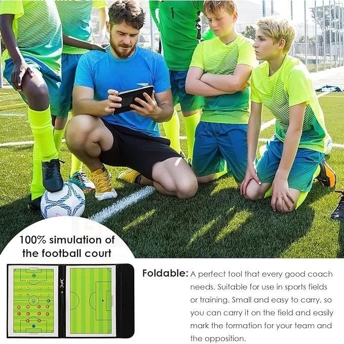 Football Tactical Board/Basketball Tactical Coaching Training Board Magnetic Board