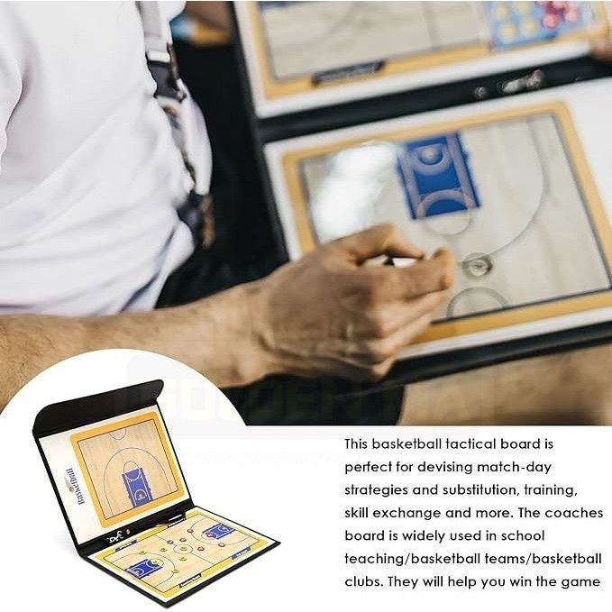 Football Tactical Board/Basketball Tactical Coaching Training Board Magnetic Board