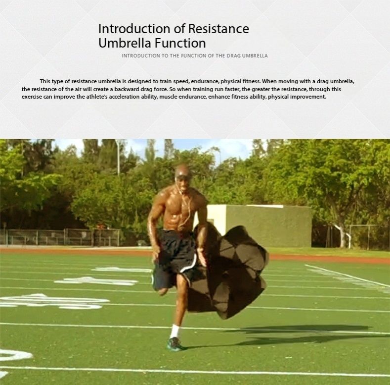Parachute Soccer Trainer, Parachute Parachute, Running Explosive Training, Strength Speed Parachute, Parachute, Parach
