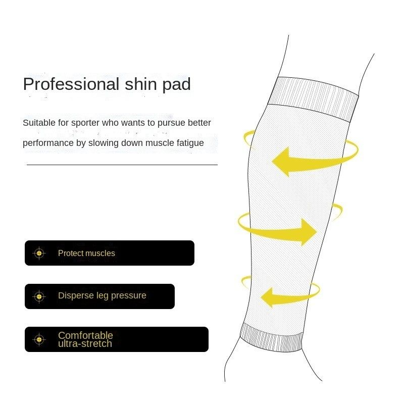 Pressure Soccer Sock Cover Adult Shin Guard Plate Leg Cover Kids Sports Leg Socks Sweat Absorbent Calf Sock Cover