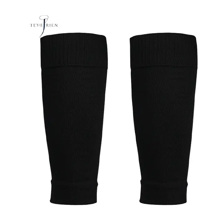 Pressure Soccer Sock Cover Adult Shin Guard Plate Leg Cover Kids Sports Leg Socks Sweat Absorbent Calf Sock Cover