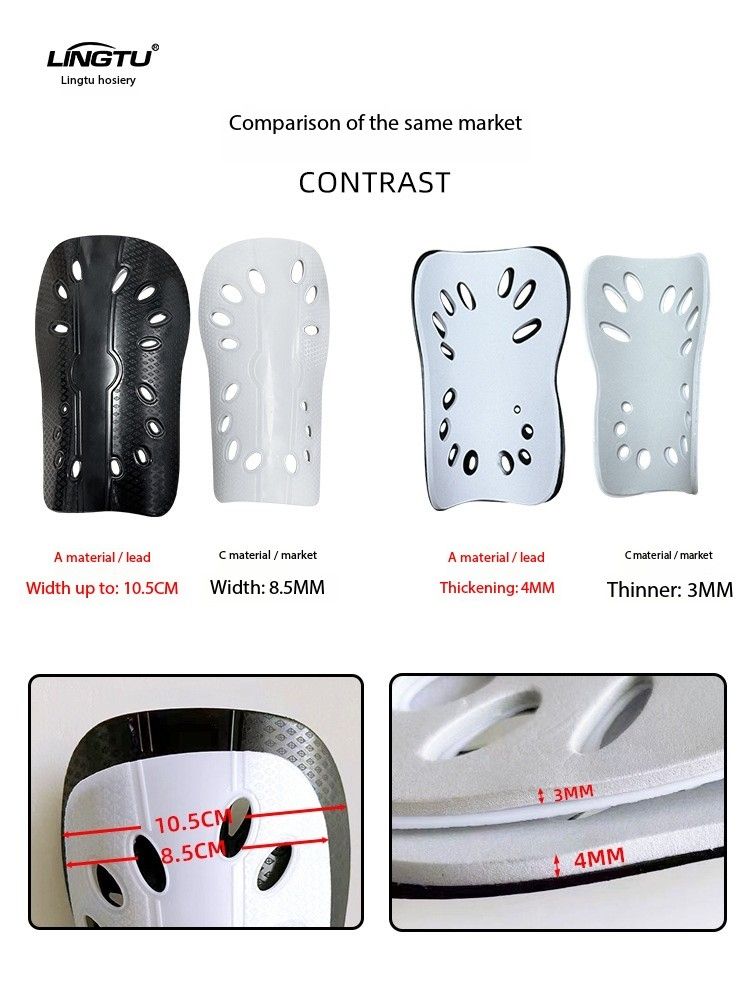 Adult double-layer football shin guards, children's calf guards, sports training foot guards, thickened insert guards