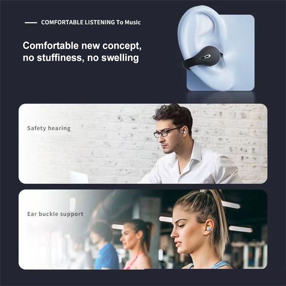 Ambie Sound Earcuffs Wireless Earphones Bluetooth Earring Headphones TWS IPX5 Sport Earbuds With Mic