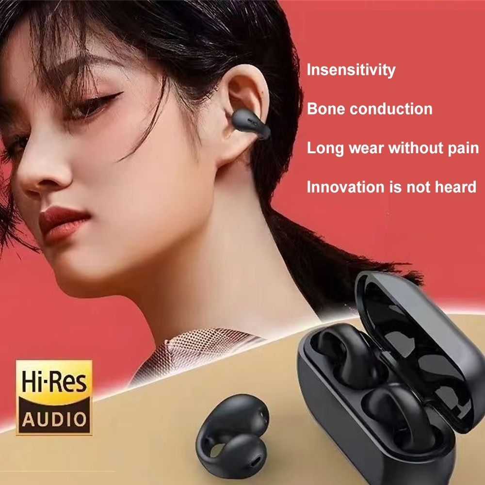 Ambie Sound Earcuffs Wireless Earphones Bluetooth Earring Headphones TWS IPX5 Sport Earbuds With Mic