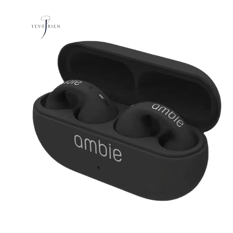 Ambie Sound Earcuffs Wireless Earphones Bluetooth Earring Headphones TWS IPX5 Sport Earbuds With Mic