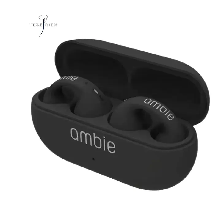 Ambie Sound Earcuffs Wireless Earphones Bluetooth Earring Headphones TWS IPX5 Sport Earbuds With Mic