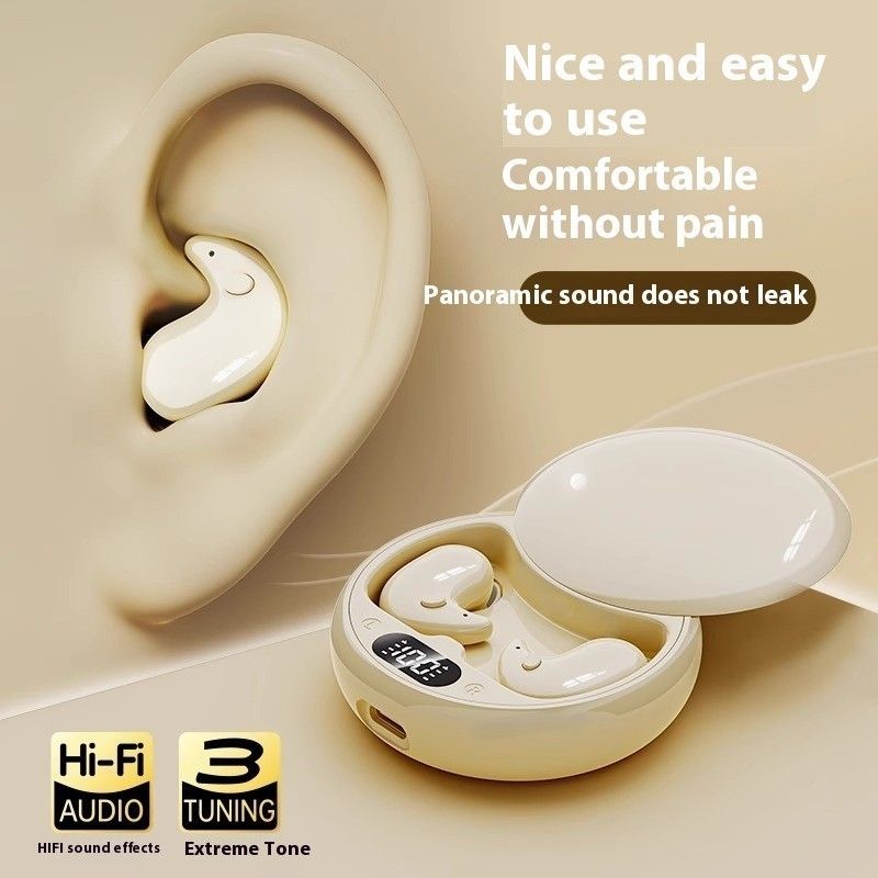 Y36 sleeping Earbuds Bluetooth 5.3 Invisible Sleep Wireless Earphone TWS Bluetooth 5.3 Headphones Hidden Earbuds IPX5 Waterproof Noise Reduction Sports Headset