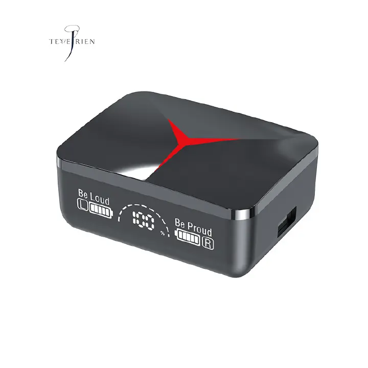 M90 Pro TWS Wireless Bluetooth 5.3 Earphone 9D Sport Stereo Earbuds LED Display Touch Control Noise Reduction gaming Hearphones With Microphone For iPhone Android
