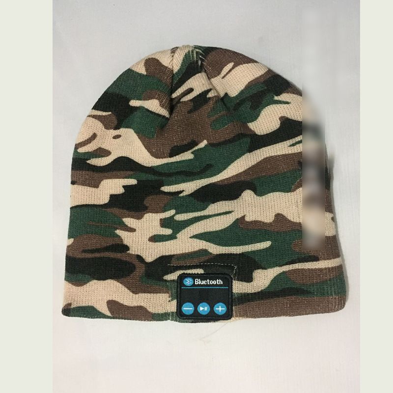 New Fashion Bluetooth Knitted Hat Autumn Winter Warm Music Headphone Cap Stereo Adult Warm Cap