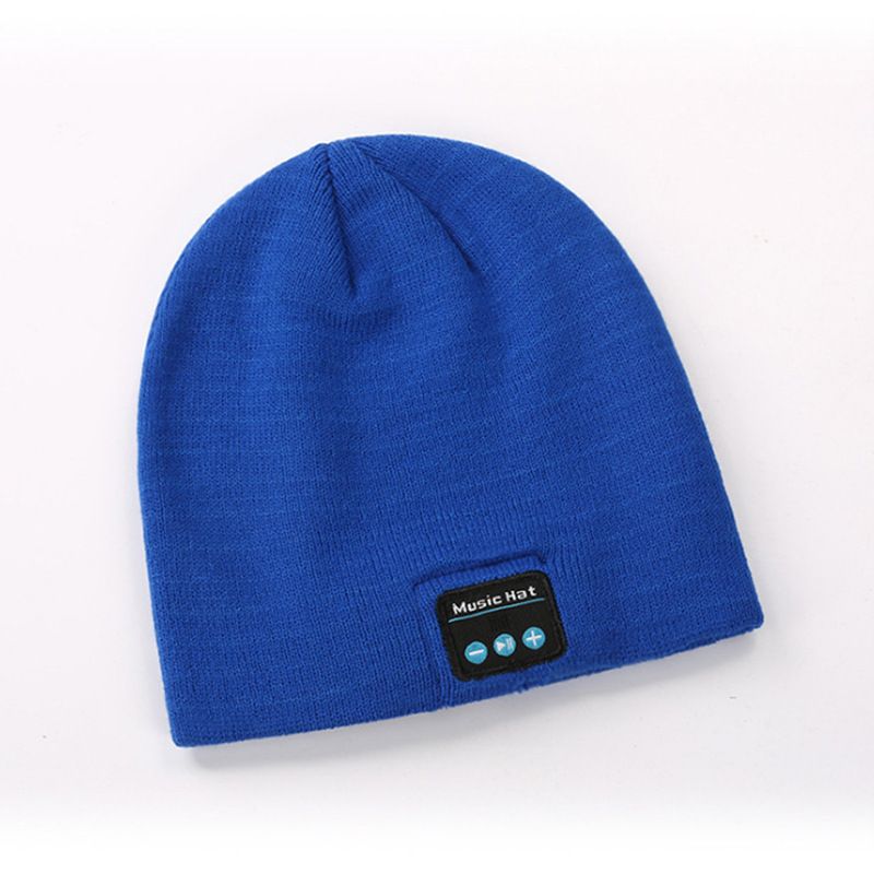 New Fashion Bluetooth Knitted Hat Autumn Winter Warm Music Headphone Cap Stereo Adult Warm Cap