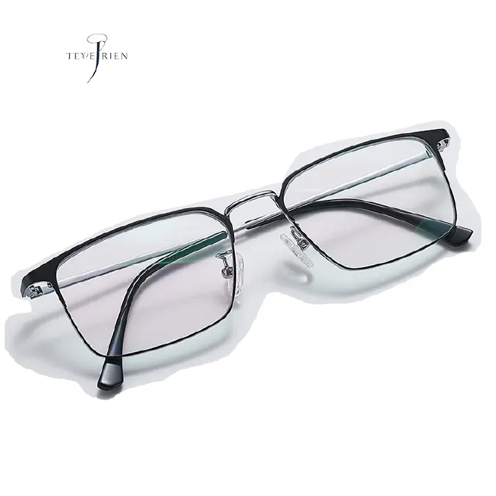 Explosive anti-blue light dual-purpose progressive multifocal pure titanium ultra-light high-definition reading glasses