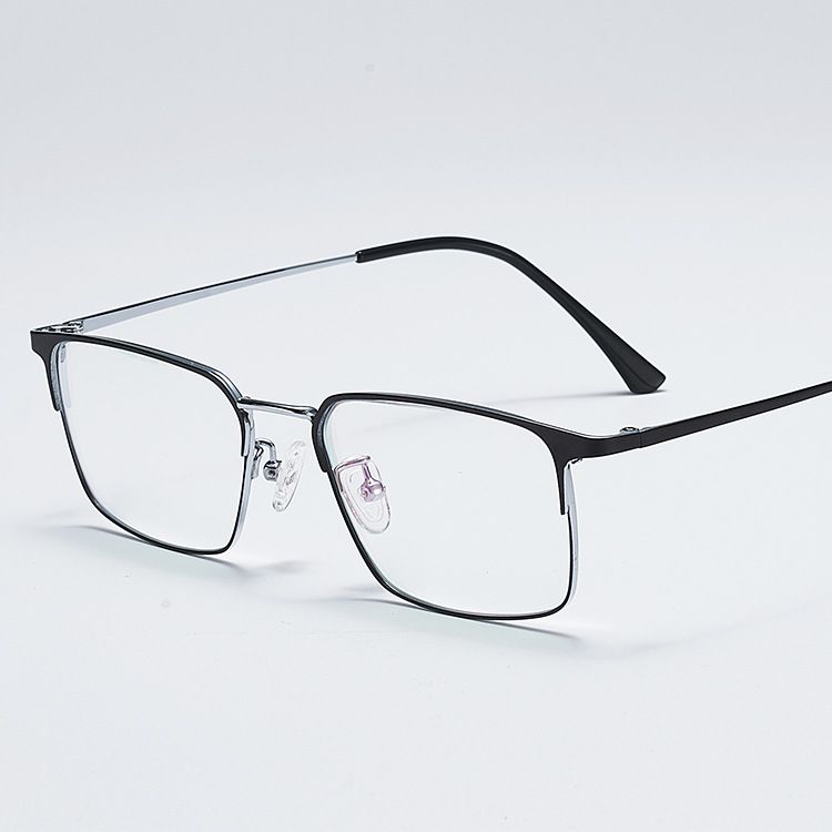Explosive anti-blue light dual-purpose progressive multifocal pure titanium ultra-light high-definition reading glasses