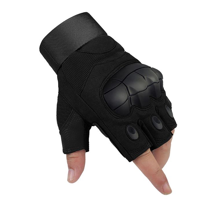 Tactical gloves half finger men's special forces combat women's riding anti-cut summer thin anti-slip wear-resistant training security gloves