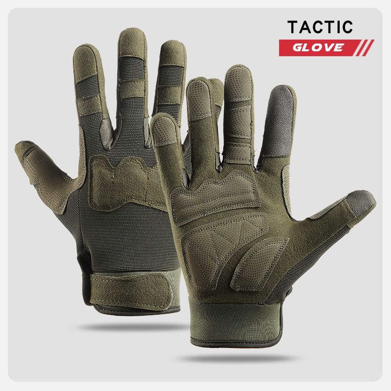 Paratrooper Half-Finger Tactical Glove Male Special Forces Military Fan Outdoor Sports Cycling Mountaineering Anti-Skid Training Fitness A15B