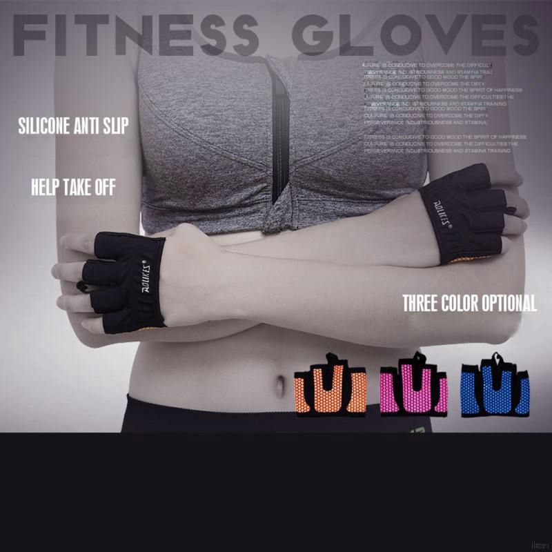 Non Slip Unisex Gym Breathable Exercise Training Fitness 4 Finger Gloves/Gym Gloves/Gym Gloves
