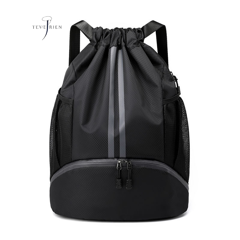 Basketball, football, volleyball, backpack, wet and dry separation, swimming bag, drawstring portable backpack, school bag, men's sports basketball storage bag