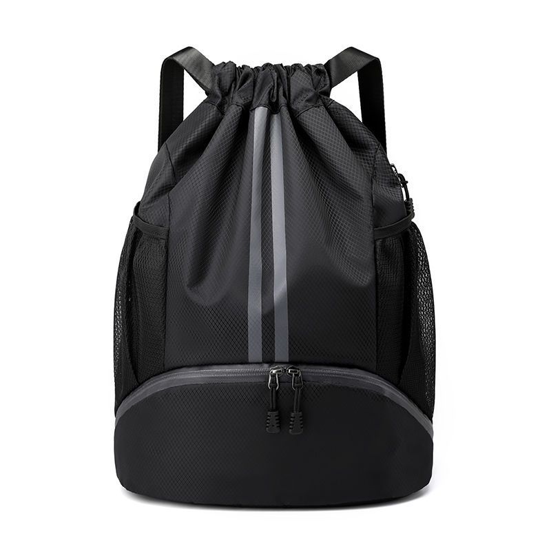 Basketball, football, volleyball, backpack, wet and dry separation, swimming bag, drawstring portable backpack, school bag, men's sports basketball storage bag