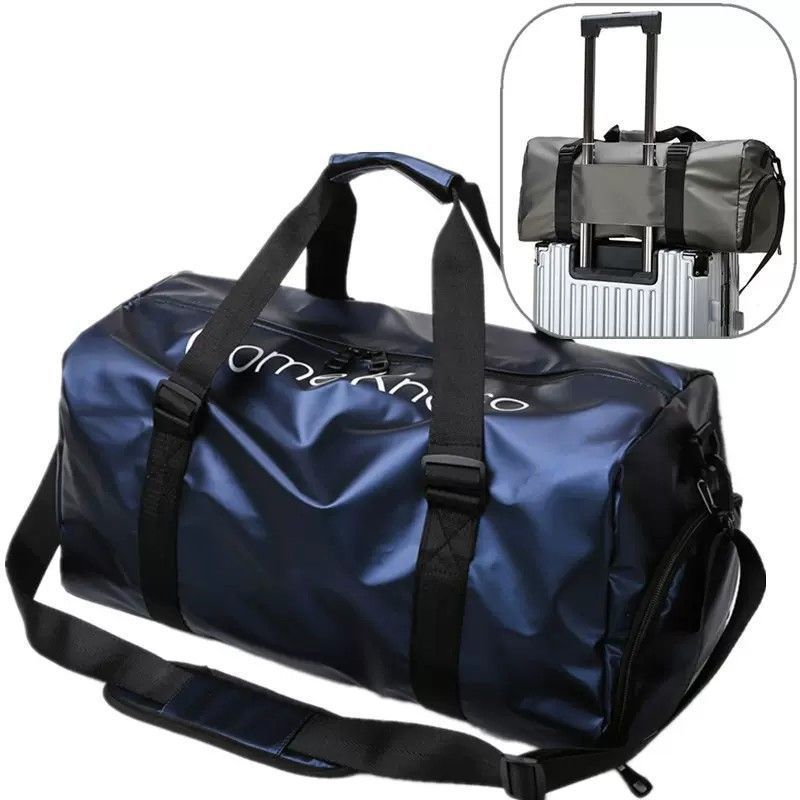 Waterproof men's bag, trolley case, handbag, clothes, gym bag, wet and dry separation, sports luxury sports backpack