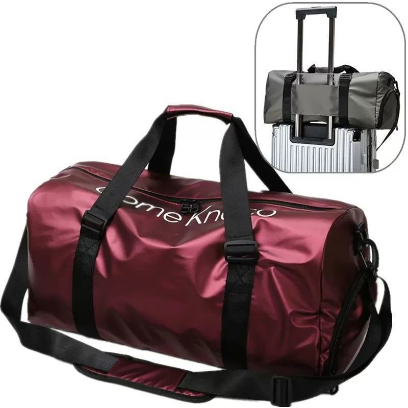 Waterproof men's bag, trolley case, handbag, clothes, gym bag, wet and dry separation, sports luxury sports backpack
