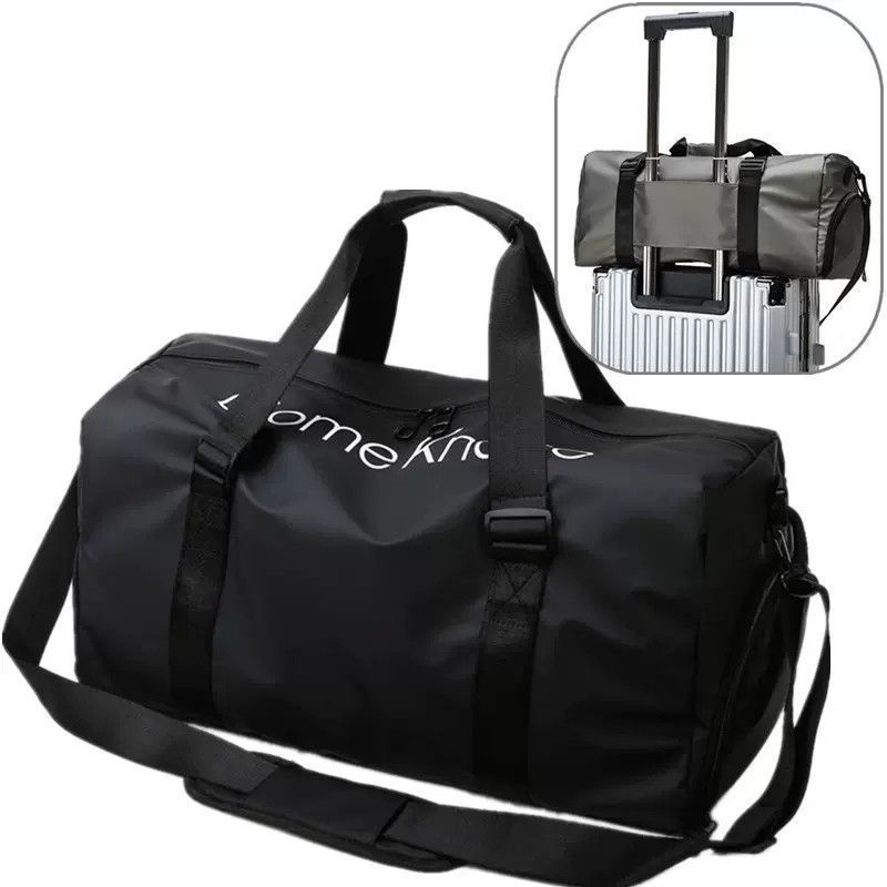 Waterproof men's bag, trolley case, handbag, clothes, gym bag, wet and dry separation, sports luxury sports backpack