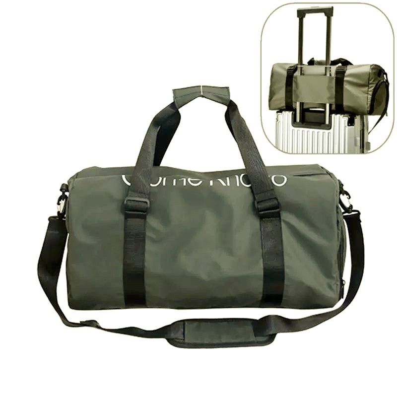 Waterproof men's bag, trolley case, handbag, clothes, gym bag, wet and dry separation, sports luxury sports backpack