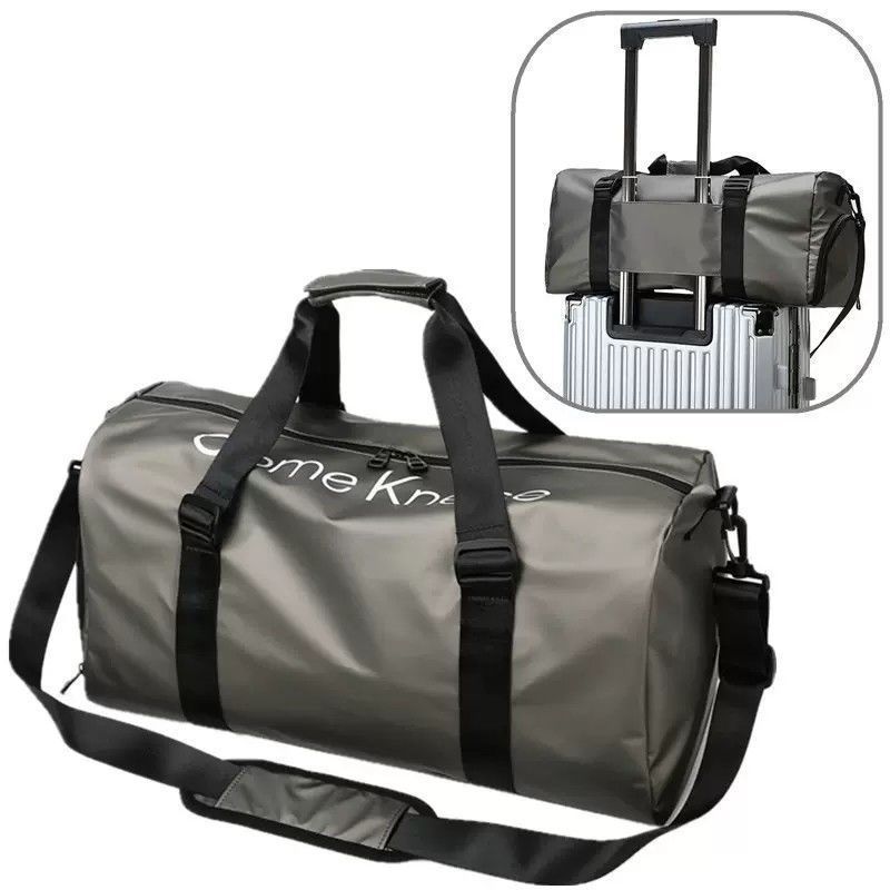 Waterproof men's bag, trolley case, handbag, clothes, gym bag, wet and dry separation, sports luxury sports backpack