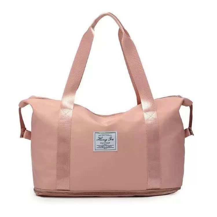 Fashionable short haul duffel bags, travel bags, large capacity storage bags, shoulder bags, women's sports yoga