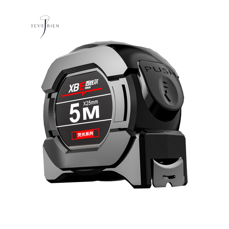 10M Tape Self-Locking Fluorescent Steel Tape High Precision Laser Wear-resistant Measuring Tool Tylon Tali Tape Uku 卷尺